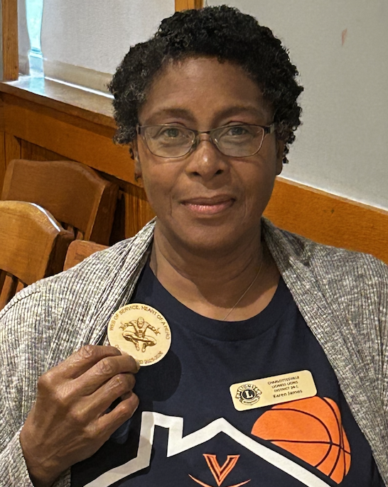 Lion Karen James - Charlottesville Lioness Lions Club