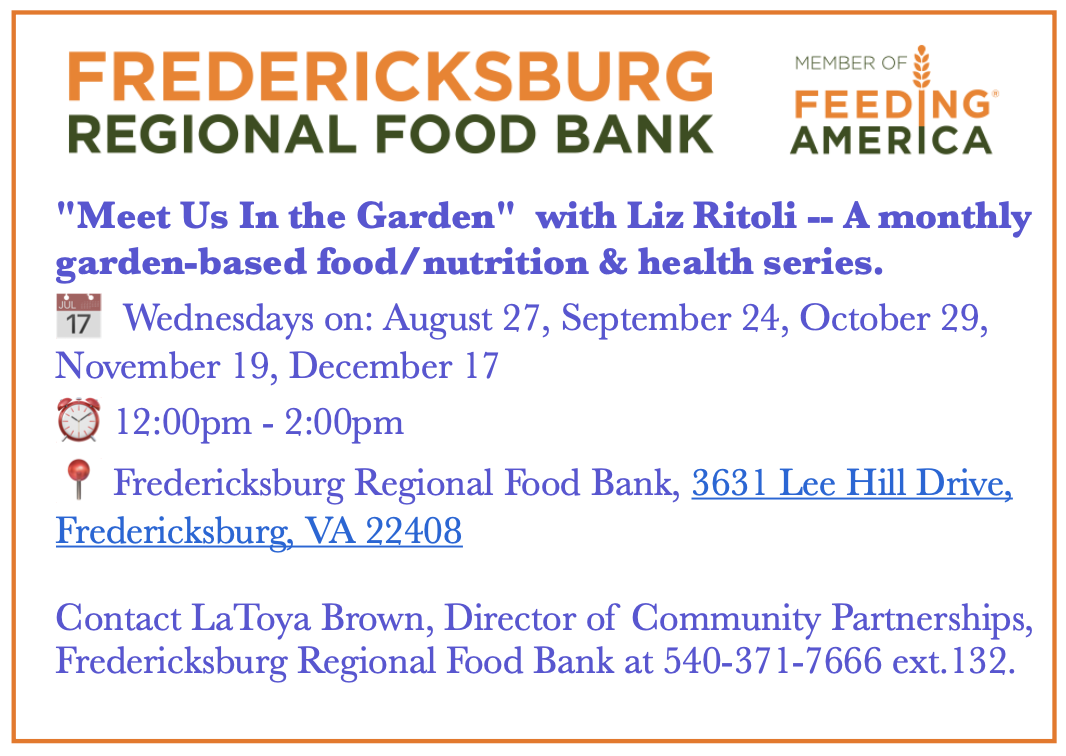 Food Bank "Meet Us in the Garden"