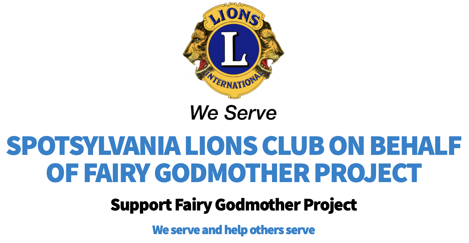Spotsylvania Fairy Godmother Project