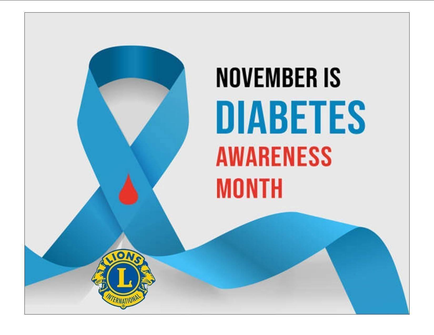 November is Diabetes Awareness Month